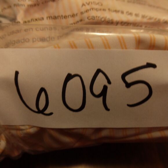 FootJoy FJ golf polo shirt mens 2XL XXL peach stripe performance short sleeve - Picture 10 of 10